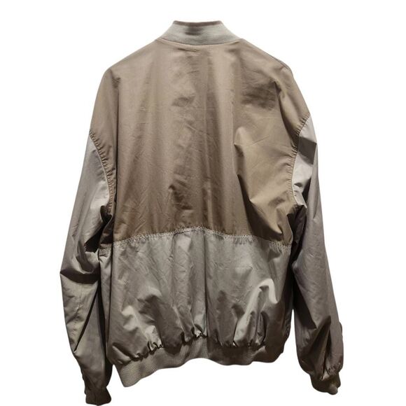 Vintage Members Only reversible jacket colorblock tan and solid tan XLT tall - Picture 5 of 9